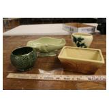 ASSORTED CERAMIC PLANTERS