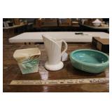 THREE PIECES OF POTTERY