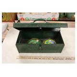 METAL TOOLBOX W/ STRING TRIMMER LINE