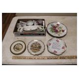 FLAT OF ASSORTED DISHES AND DECOR
