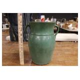 STONEWARE VASE (BROKEN HANDLE)