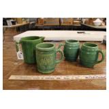 POTTERY MUGS INCLUDING MCCOY