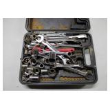 CRAFTSMAN CASE W/ SOCKETS, WRENCHES & MORE