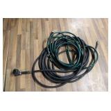 TWO GARDEN HOSES