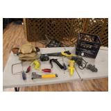 CRATE W/ ASSORTED TOOLS