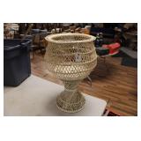WICKER PLANT STAND 2