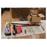 ASSORTMENT OF PAINTING SUPPLIES / SANDPAPER