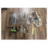 BAG OF CONCRETE FINISHING TOOLS & MORE