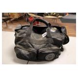 CARRY BAG W/ TWO BOWLING BALLS