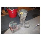 LACROSSE SIZE 9 & THINSULATE SIZE 8M BOOTS