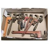 ASSORTMENT OF PIPE WRENCHES