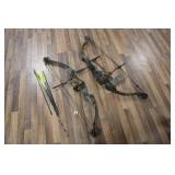 TWO COMPOUND BOWS