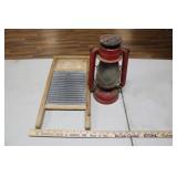 AMERICAN CAMPER LANTERN & WASHBOARD