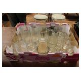FLAT OF DRINKING GLASSES
