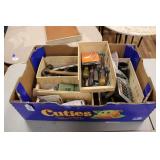 ASSORTED ORGANIZERS W/ TOOLS & HARDWARE