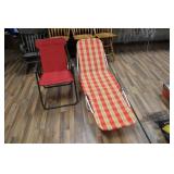 LAWN CHAIR AND BEACH CHAIR