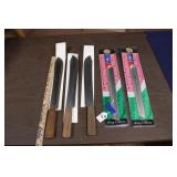 ASSORTMENT OF FIVE NEW LARGE KNIVES