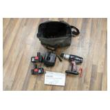 CRAFTSMAN 19.2V DRILL W/ TWO BATTERIES & CHARGER