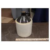 TWO TONE STONEWARE JUG