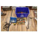 TOTE W/ ASSORTED TOOLS
