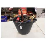BUCKET W/ ASSORTED TOOLS