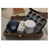 ASSORTED KITCHENWARE, AND WATERFORD CRYSTAL