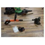 BLACK & DECKER BATTERY OP. 20V STRING TRIMMER