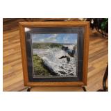 1993 FRANK D. MILLER 'THUNDERING WATERS' PRINT