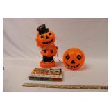 VINTAGE HALLOWEEN LOT INCL. EMPIRE 1969 BLOW MOLD