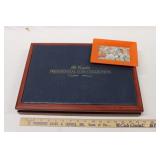 PRESIDENTIAL COIN COLLECTION EMPTY CASE & 3D PLATE