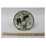 VINTAGE LEFTON (JAPAN) HANGING PLATE FOUR BIRDS