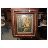 OUR LADY OF PERPETUAL HOPE FRAMED ARTWORK
