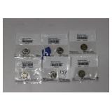 (6) UNCIRCULATED ROOSEVELT DIMES