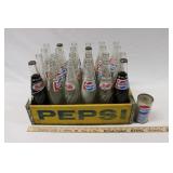 PEPSI CRATE W/ BOTTLES