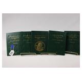 (5) EMPTY SACAGAWEA DOLLARS COLLECTING BOOKS
