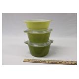 PYREX VERDE CASSEROLE SET
