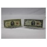1963 $2 & $5 RED SEAL NOTES