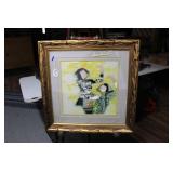 HAND STITCHED SILK EMBROIDERY CHINA "SU"