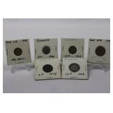 (6) ASSORTED GERMANY COINS