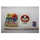 VTG WALT DISNEY PUZZLE & MICKEY MOUSE SCRAPBOOK
