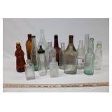 CRATE W/ ANTIQUE BOTTLES