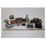 ASSORTMENT OF VINTAGE COIN BANKS