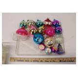 VINTAGE CHRISTMAS ORNAMENTS INCL. SHINY BRITES