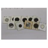 (14) ASSORTED FOREIGN COINS INCL. (1) SILVER COIN