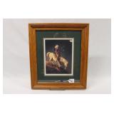 CHUCK REN INDIAN KNEELINE HORSE PRINT 613/2200