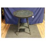 ANTIQUE CLAWFOOT VICTORIAN STYLE LAMP TABLE