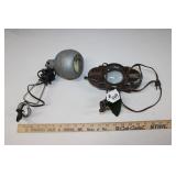 TWO COOL VINTAGE LAMPS / LIGHTS
