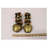 PAIR OF 10.5" TALL VINTAGE SWISS COW BELLS