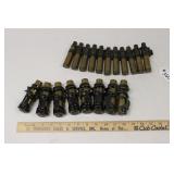 (2) SETS OF BELT FED AMMO CASINGS