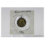 1901 QUEEN ELIZABETH PENDANT
